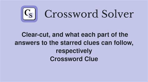 respectively crossword clue